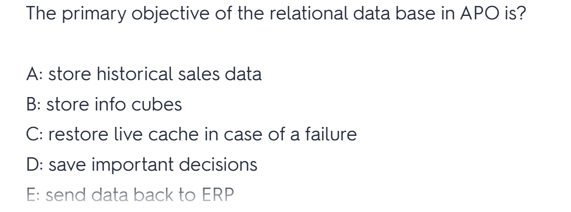 The primary objective of the relational data base