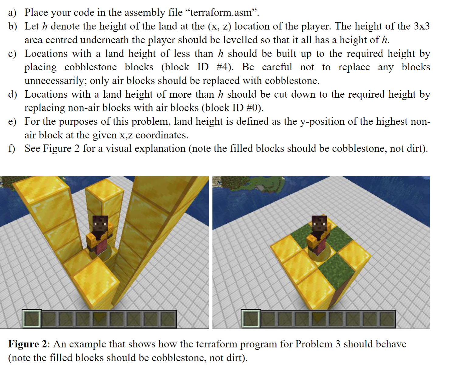 Please code this using lc - 3 using only