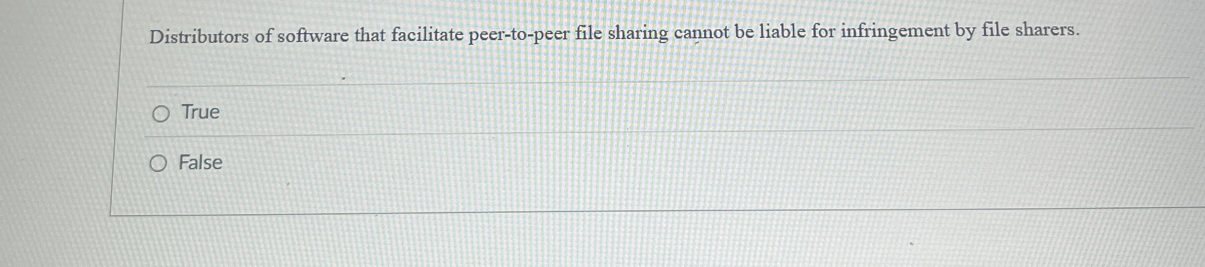 Distributors of software that facilitate peer -