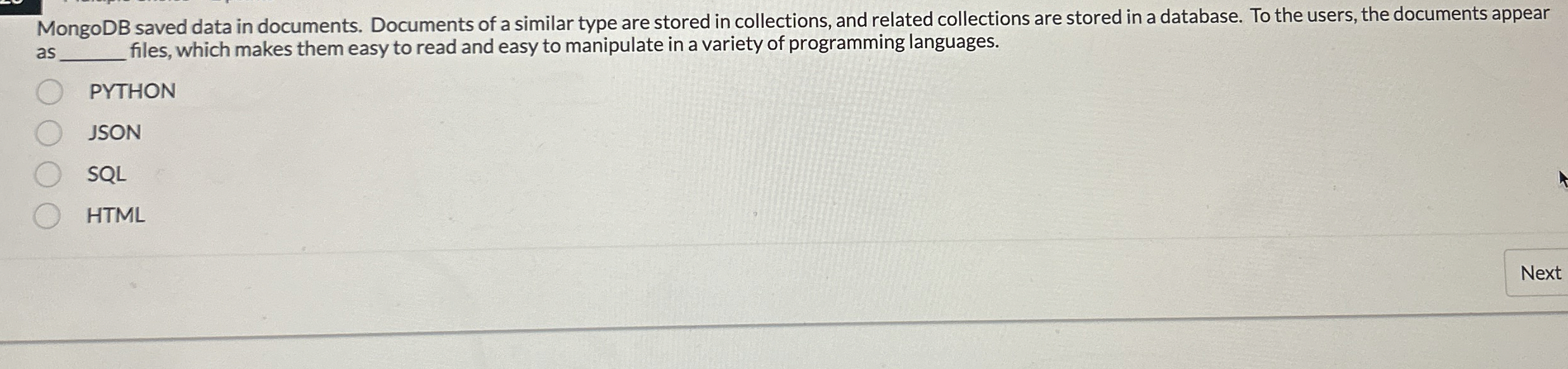 MongoDB saved data in documents. Documents of a