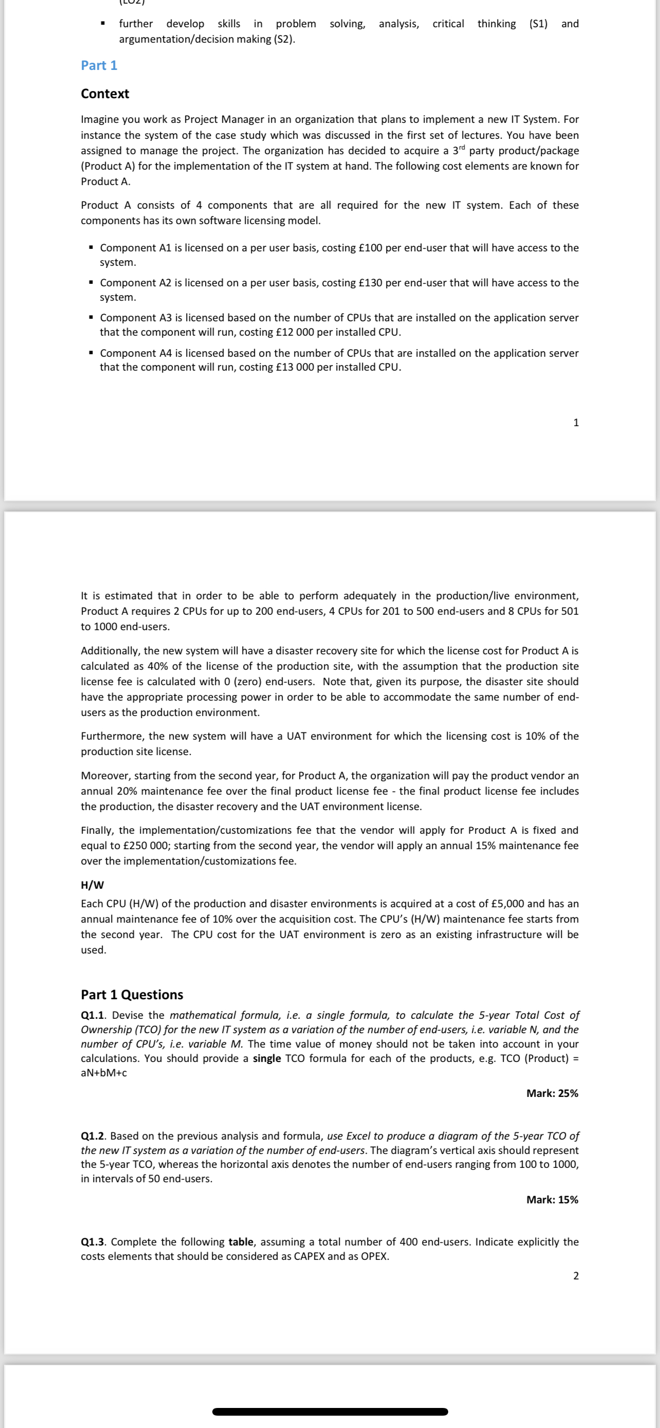 further develop skills in problem solving,