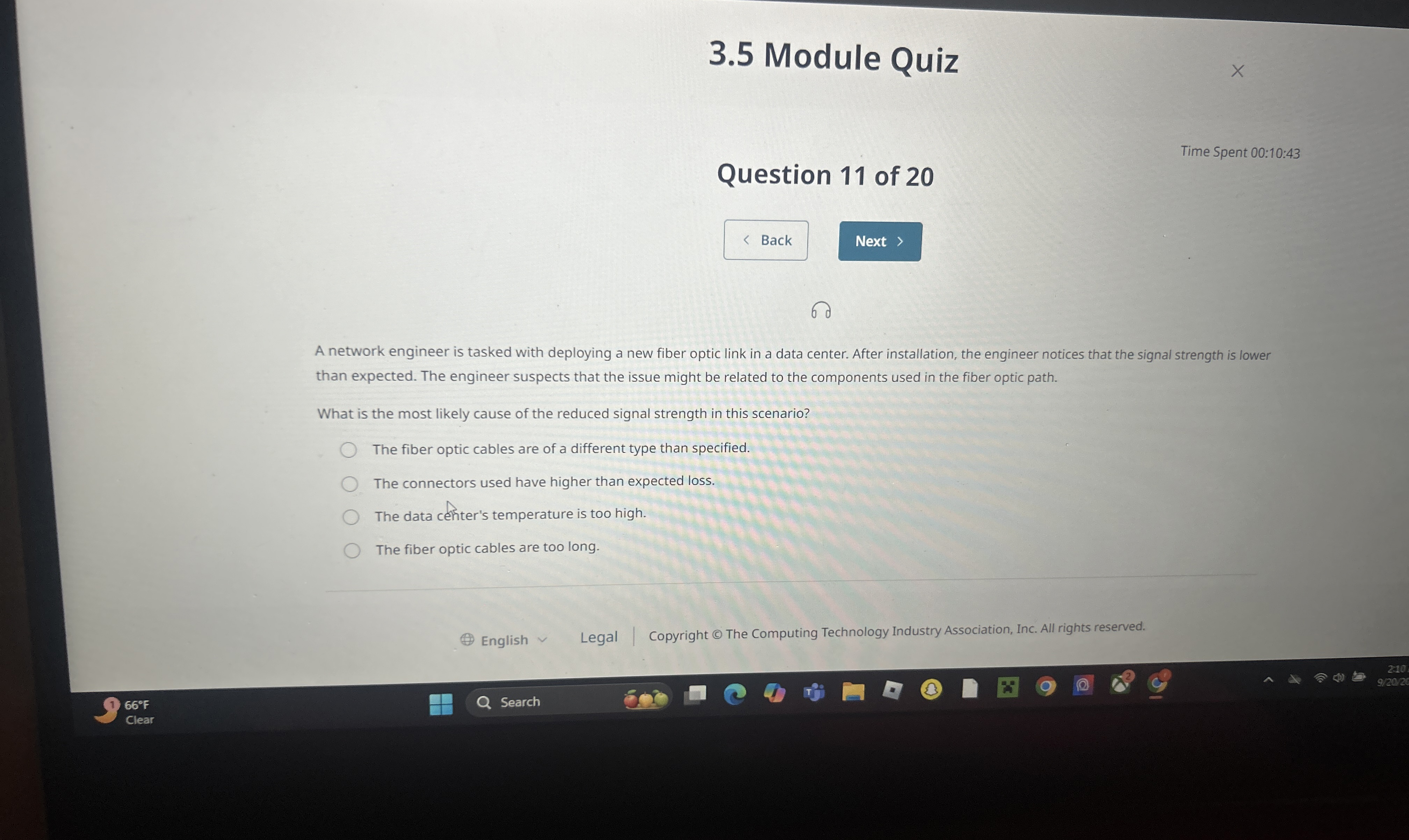 6 A network engineer is tasked with deploying a