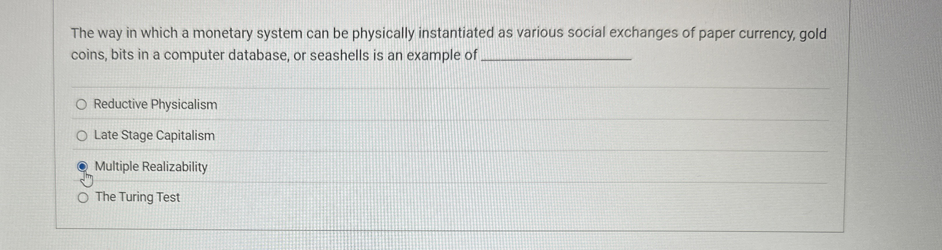 The way in which a monetary system can be