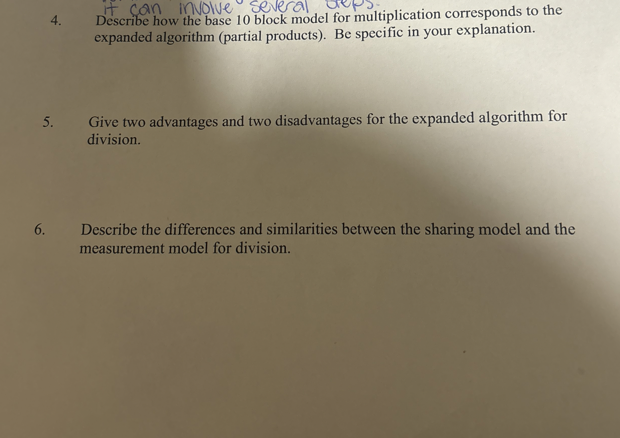 Describe how the base 1 0 block model for