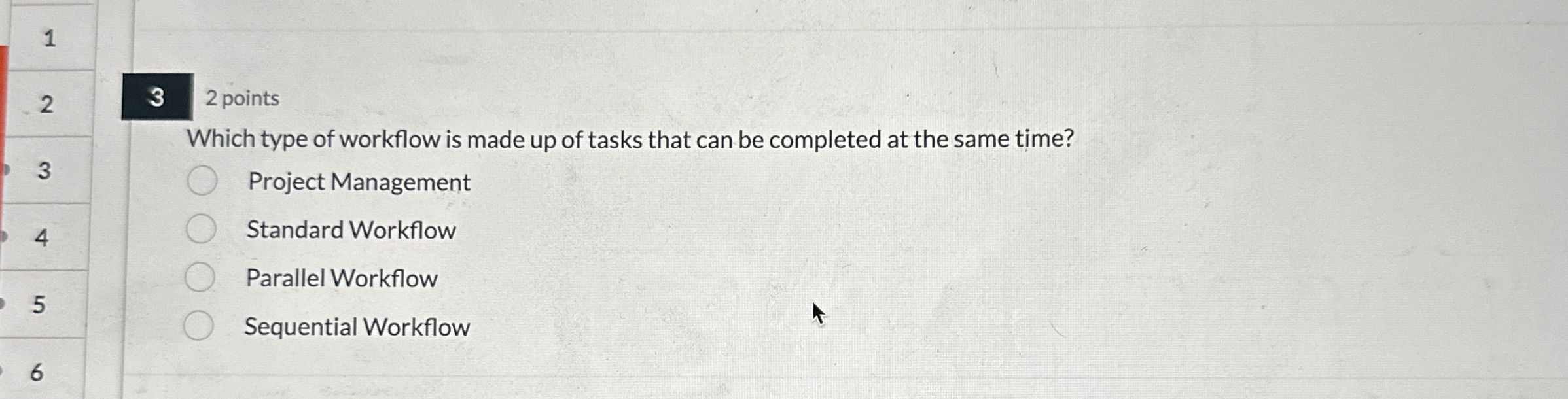 Which type of workflow is made up of tasks that