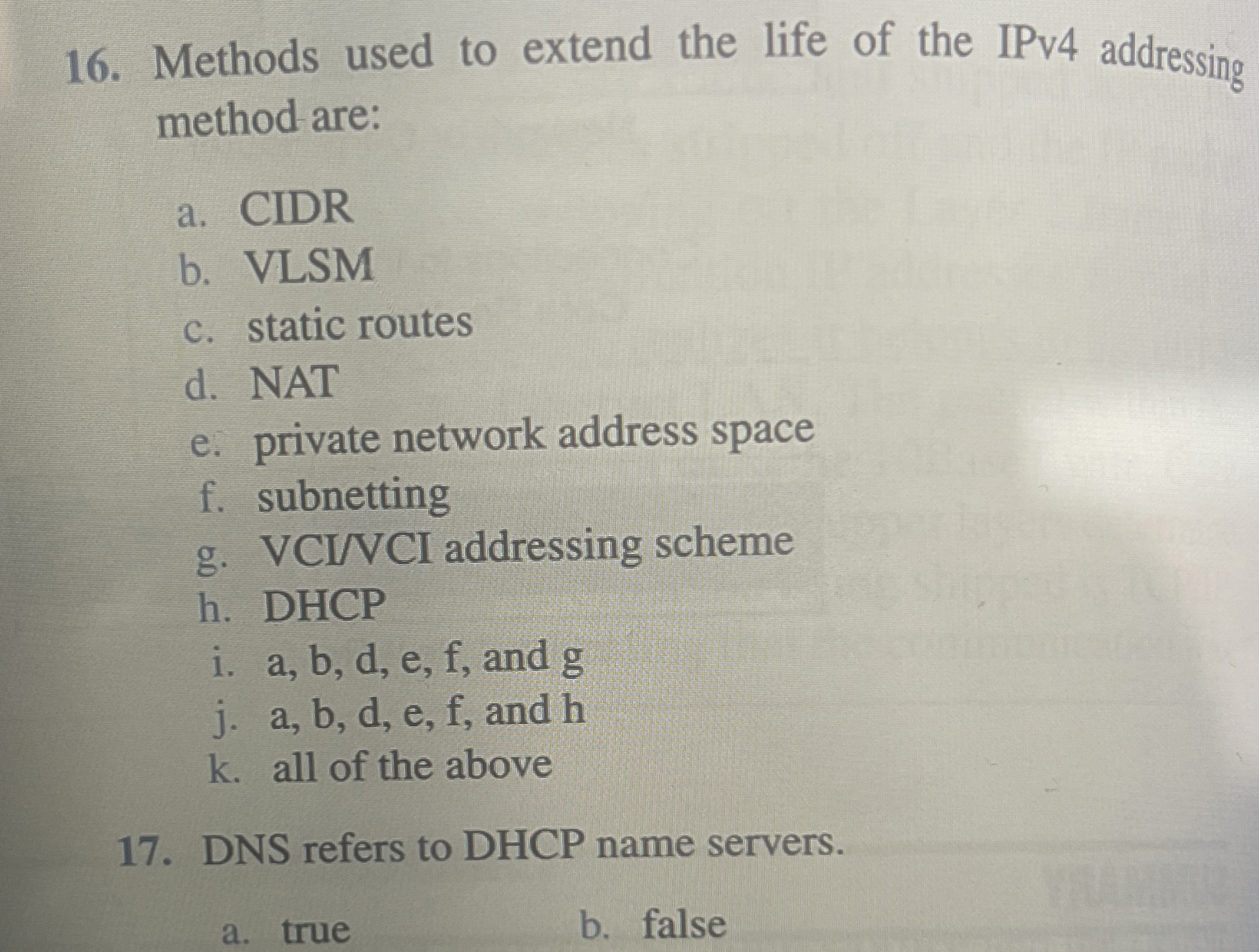 Methods used to extend the life of the IPv 4