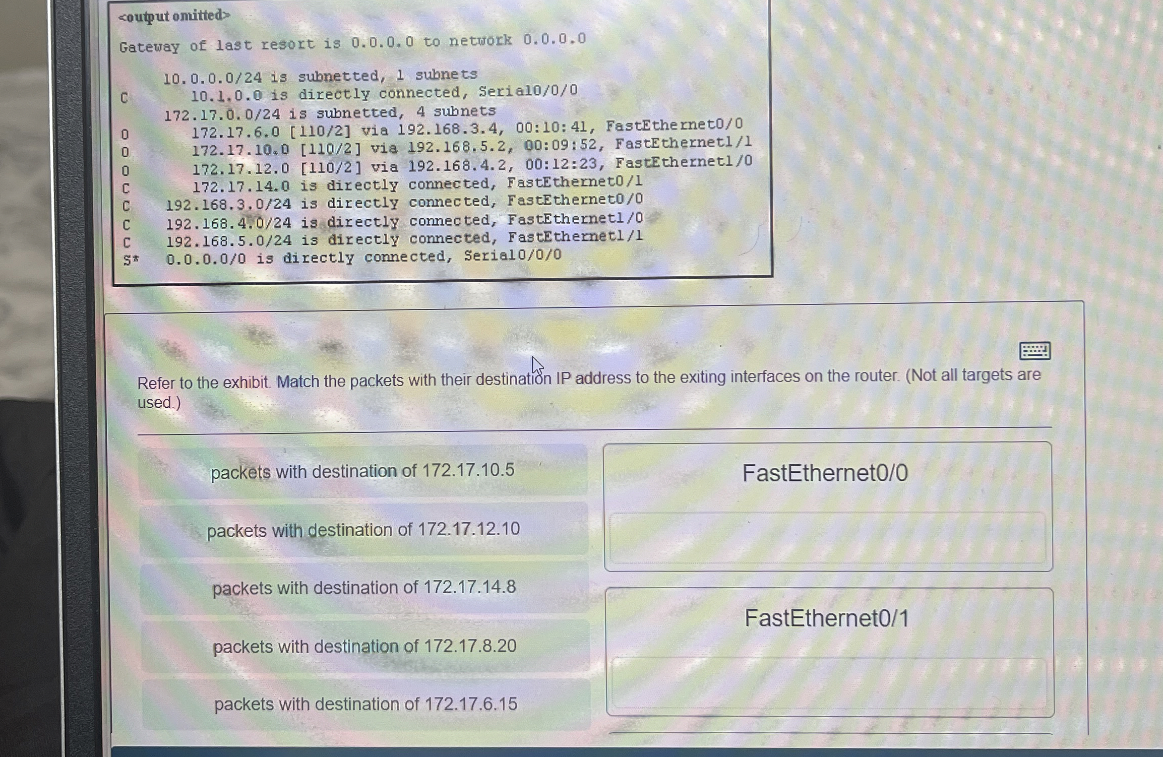 coutput onitted  style=