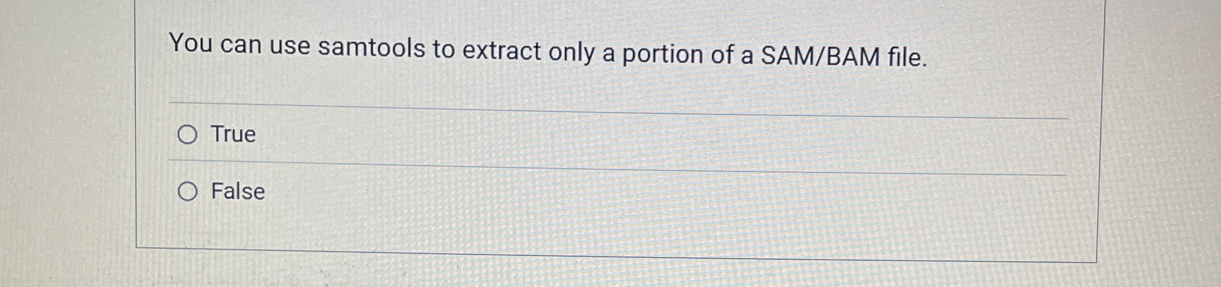 You can use samtools to extract only a portion of