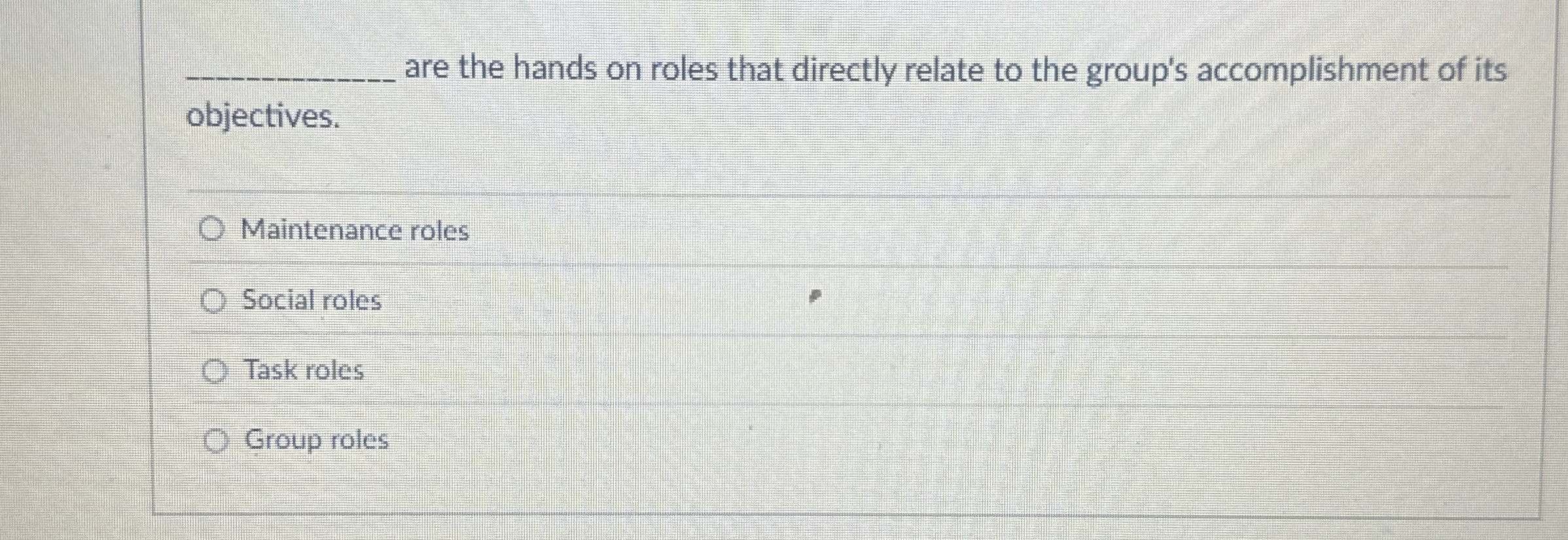 q , are the hands on roles that directly relate
