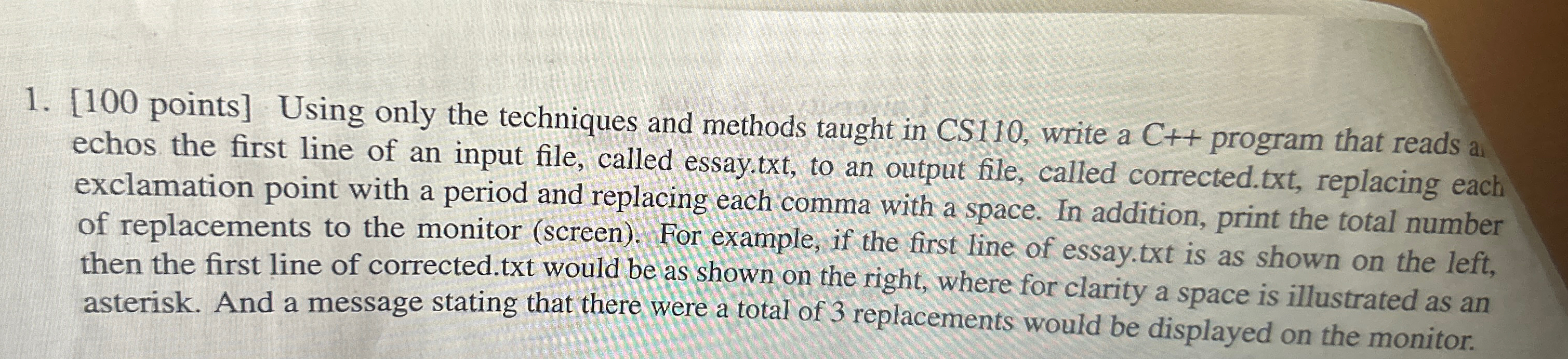 [ 1 0 0 points ] Using only the techniques and