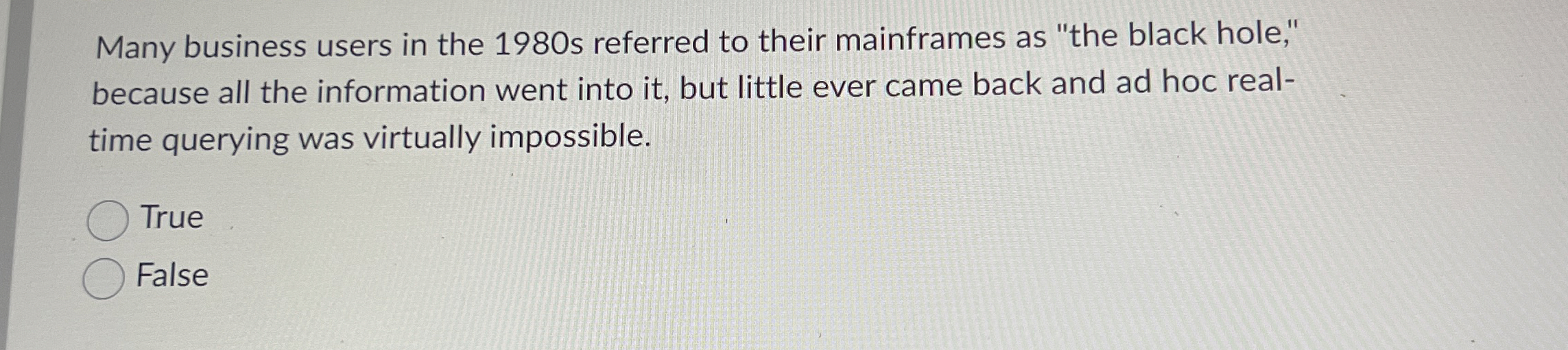 Many business users in the 1 9 8 0 s referred to