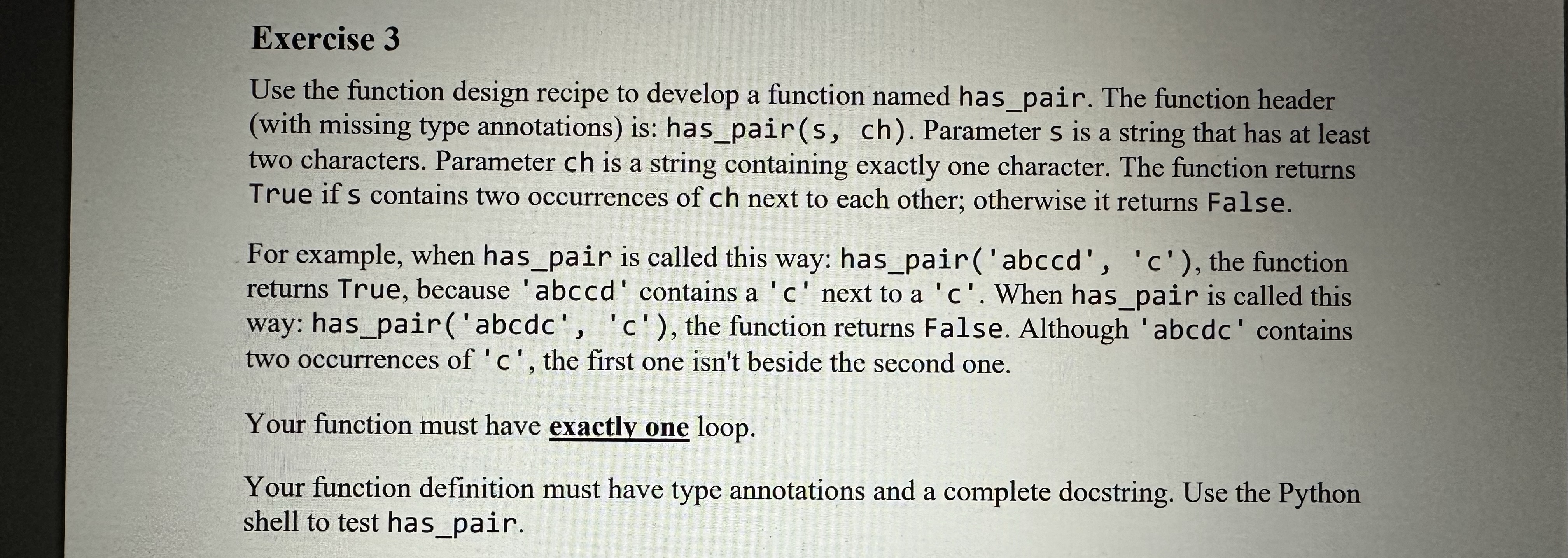 For the exercises in Part A , your solutions can