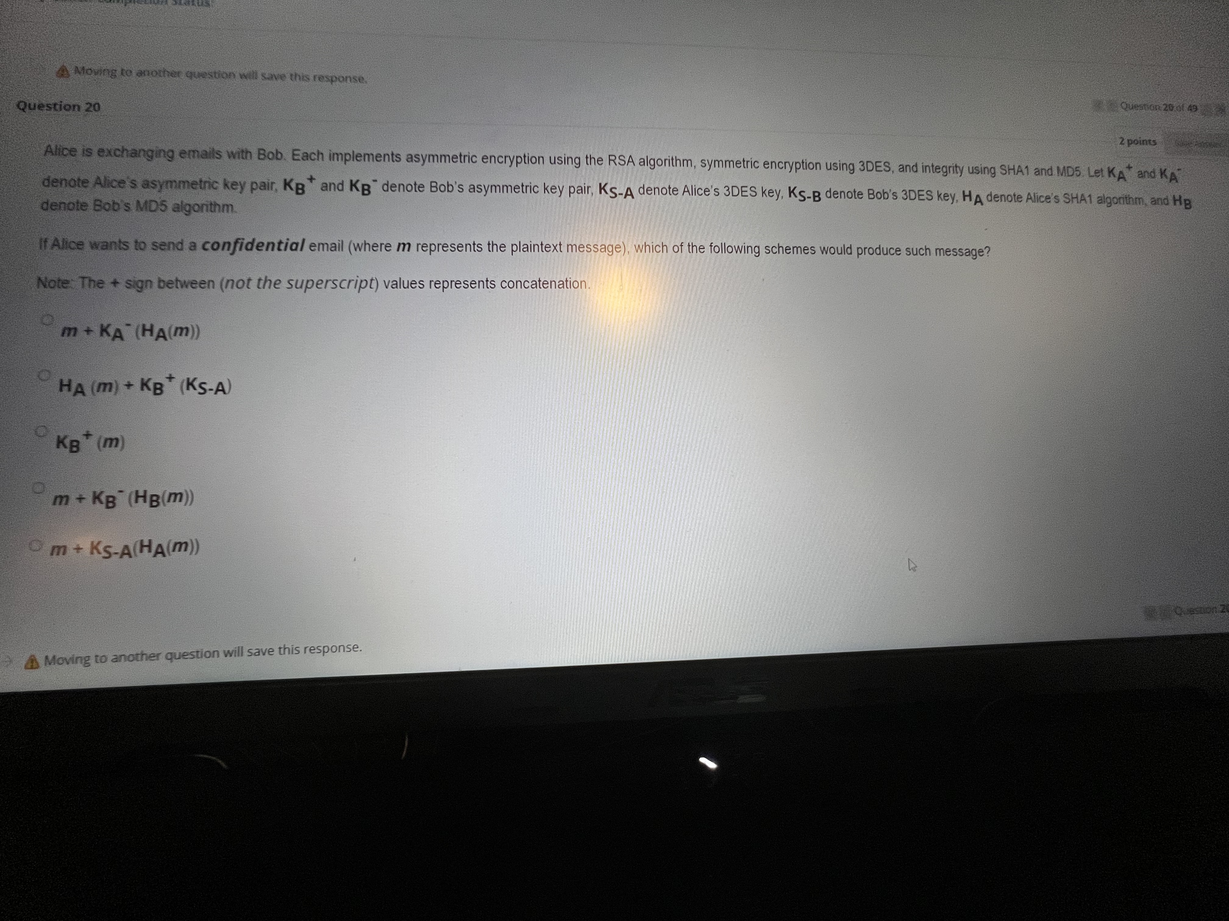 Abingg to anwher Guestion will save this