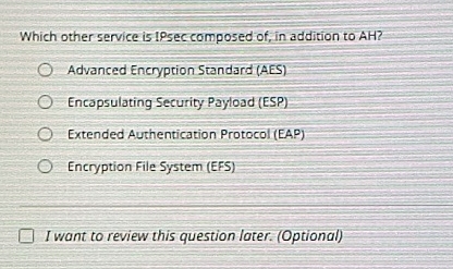Which other service is ! Pseccomposed of , in