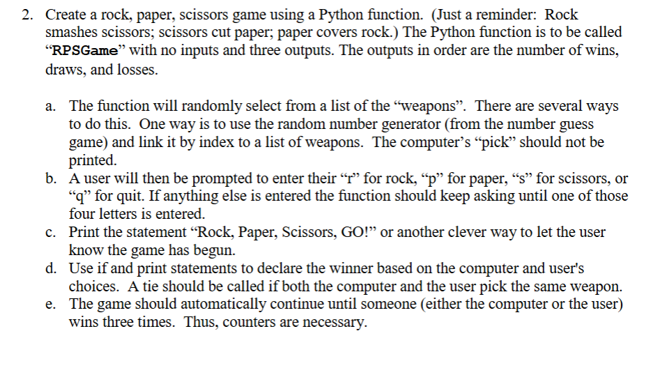 Create a rock, paper, scissors game using a