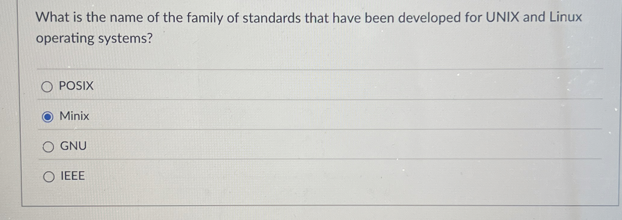 What is the name of the family of standards that