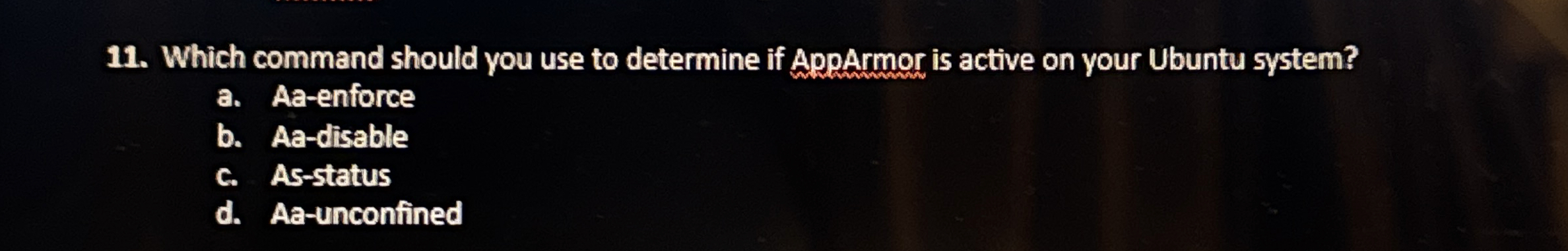 Which command should you use to determine if