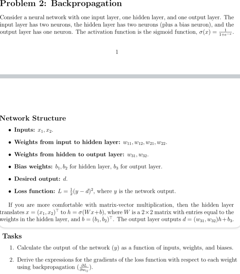 Please help me with task 1 and 2 ! Problem 2 :