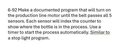 6 - 9 2 Make a documented program that will turn