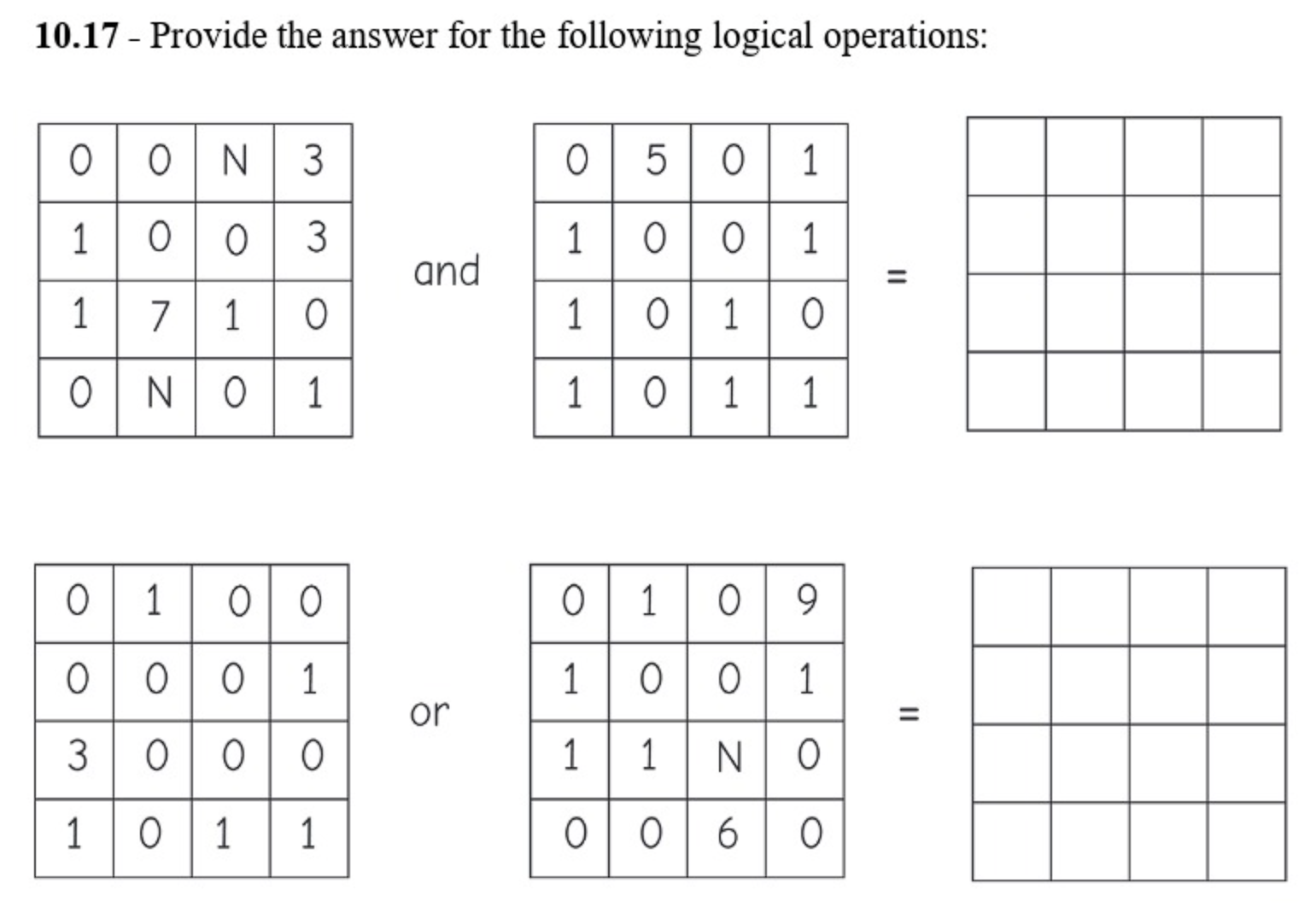 1 0 . 1 7 - Provide the answer for the following