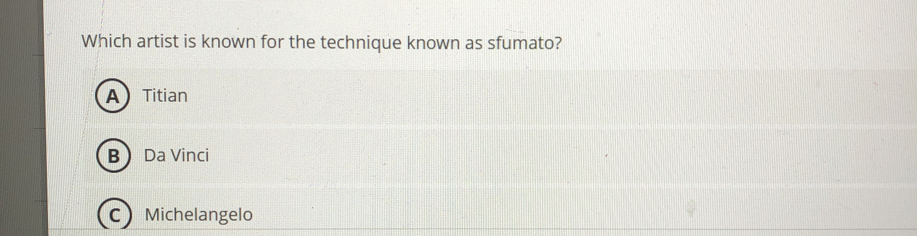 Which artist is known for the technique known as