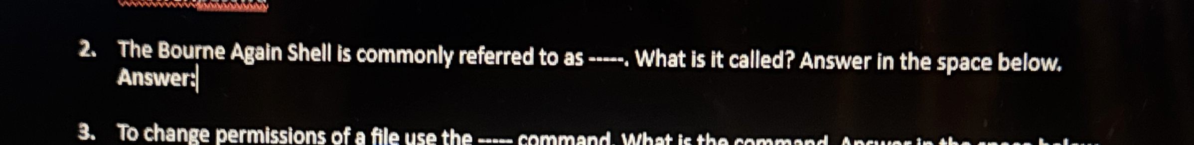 The Bourne Again Shell is commonly referred to as