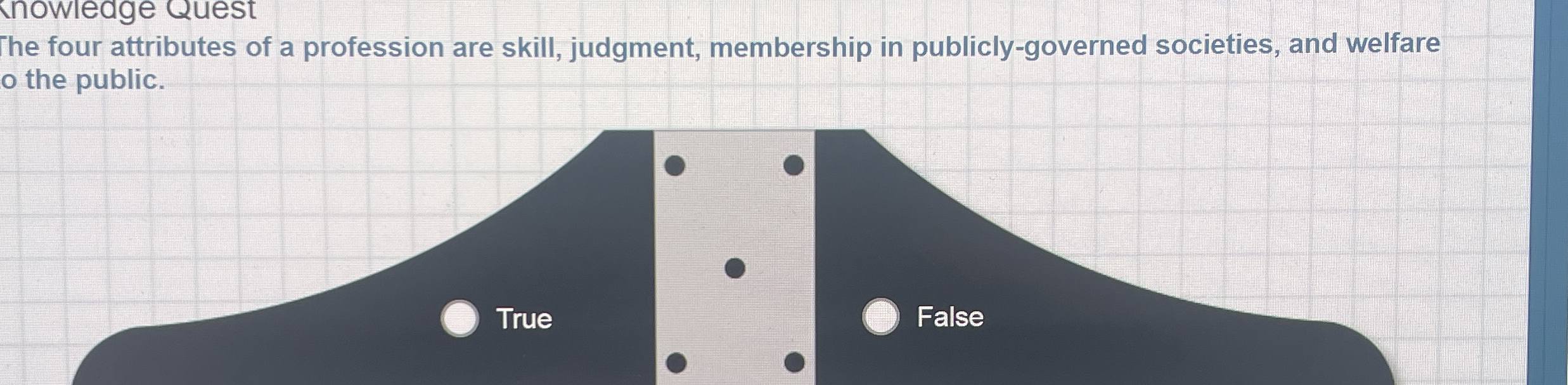 knowleage Quest The four attributes of a