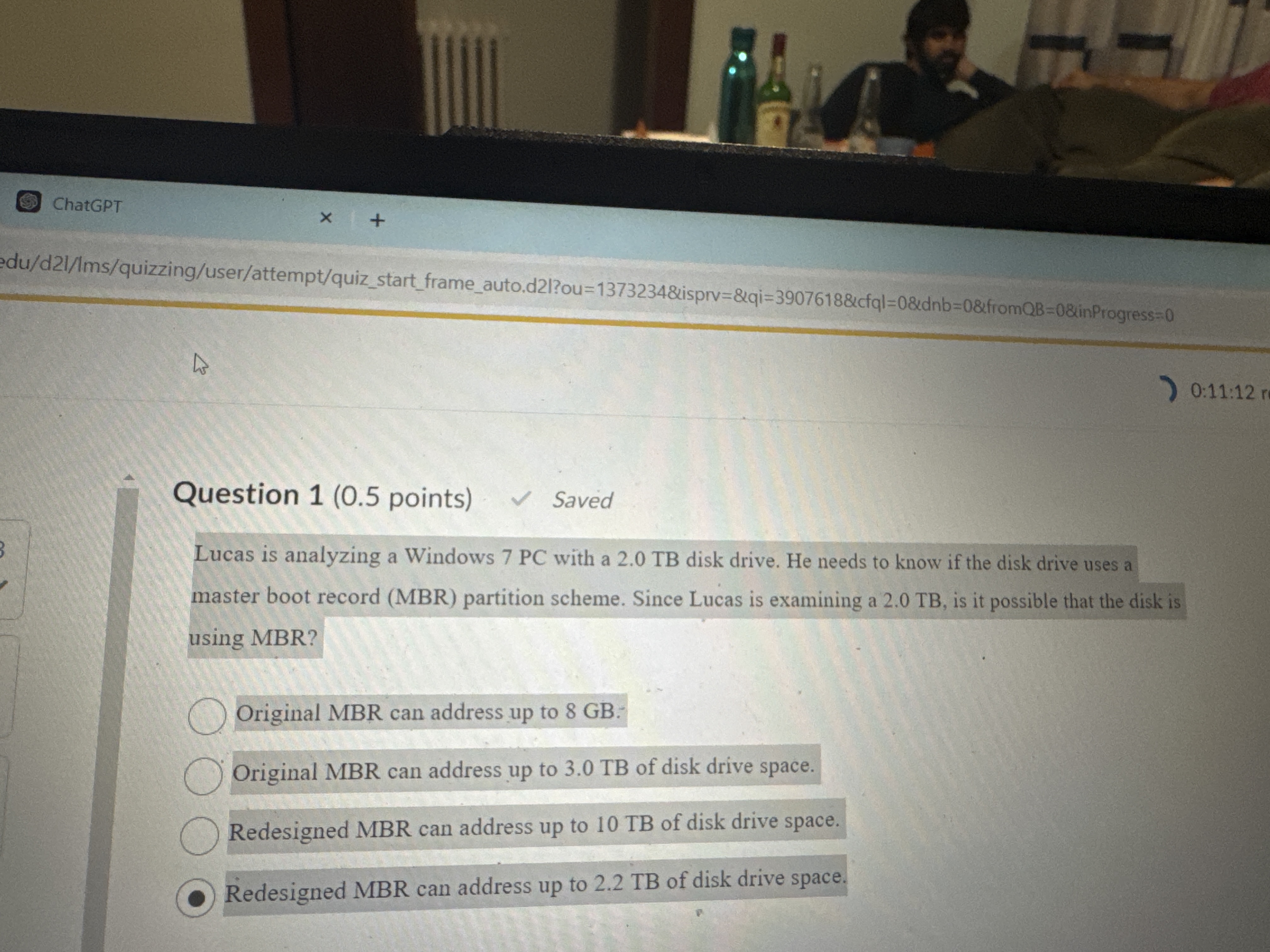 Question 1 ( 0 . 5 points ) Lucas is analyzing a