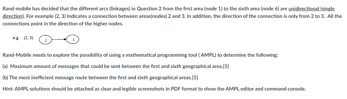 Rand - mobile has decided that the different arcs