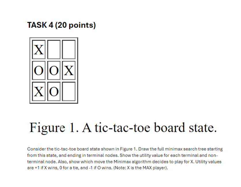 TASK 4 ( 2 0 points ) Figure 1 . A tic - tac -