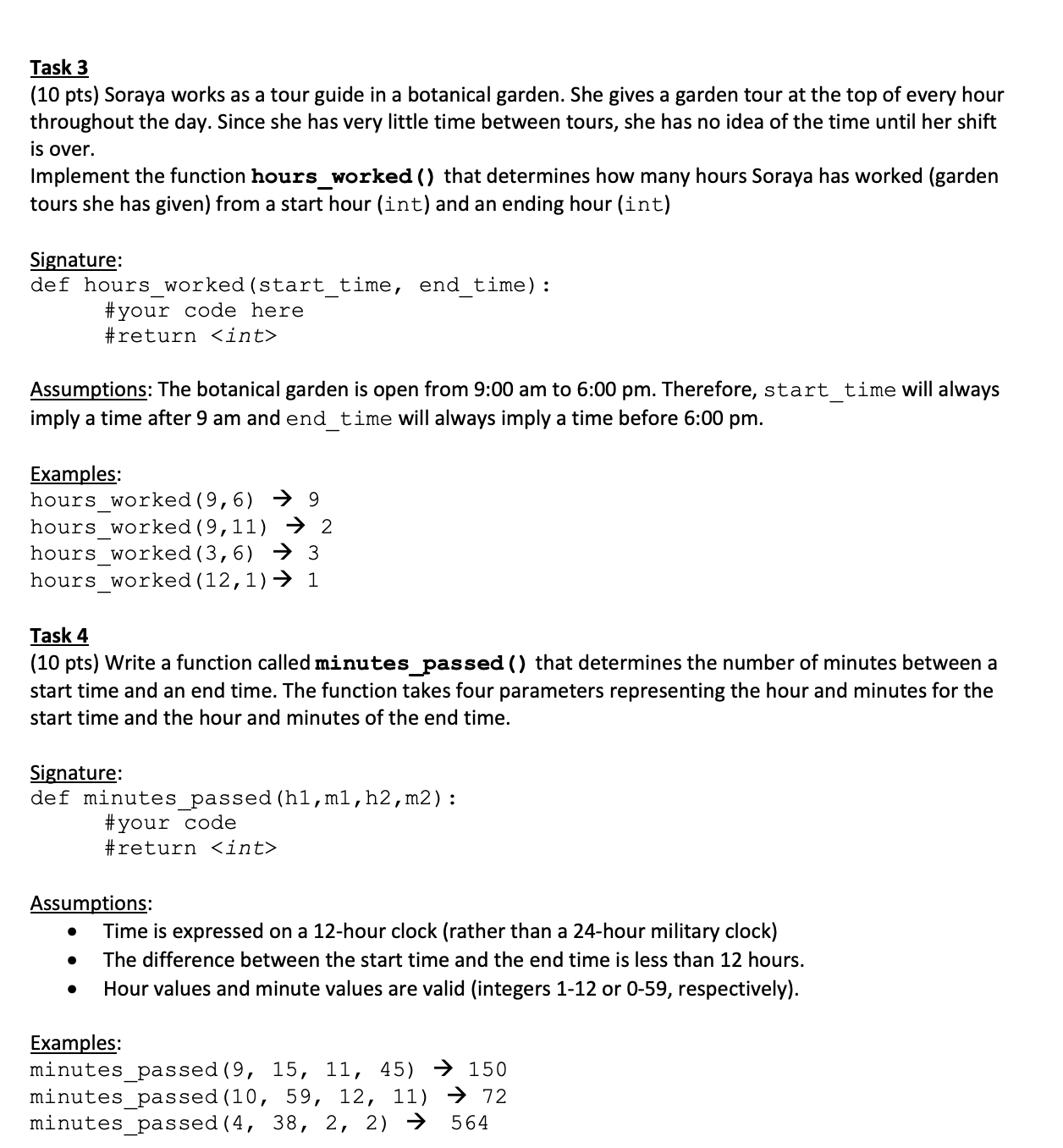 please write with / in python and take note of