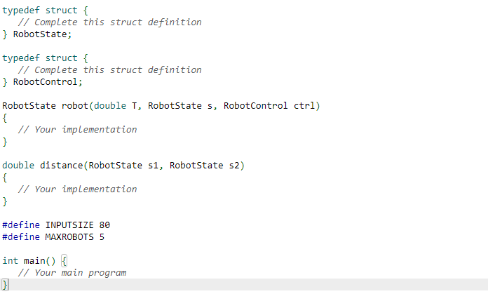 2 . 1 Distance traveled by a robot We can