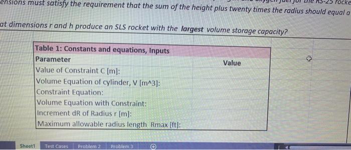 What is H here? Please show the work on execl.