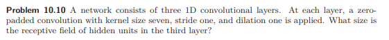 Problem 1 0 . 1 0 A network consists of three 1 D