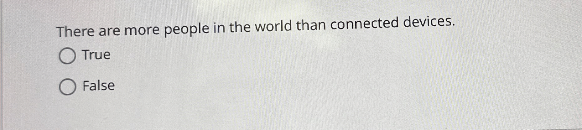 There are more people in the world than connected