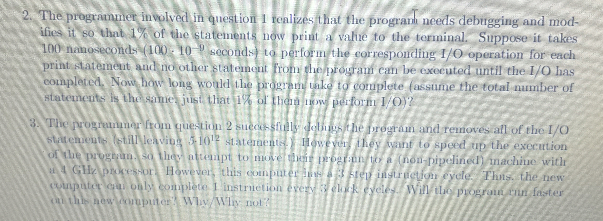 How to solve The programmer involved in question