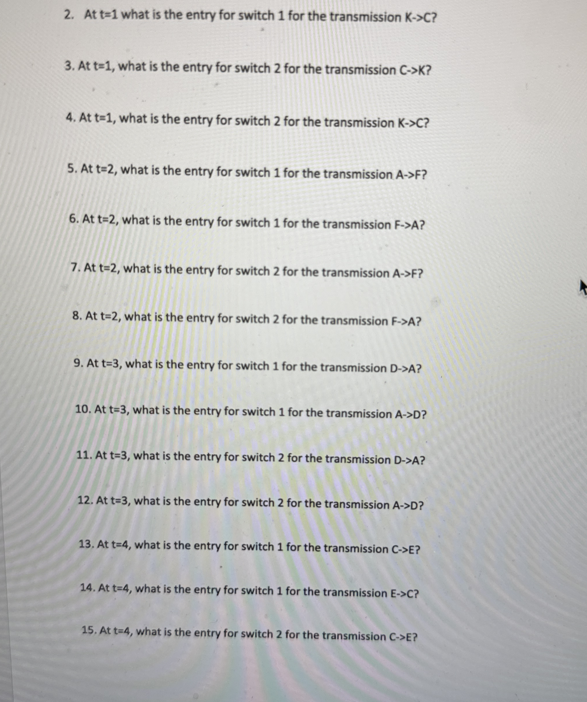 A . Consider the LAN below consisting of 1 0