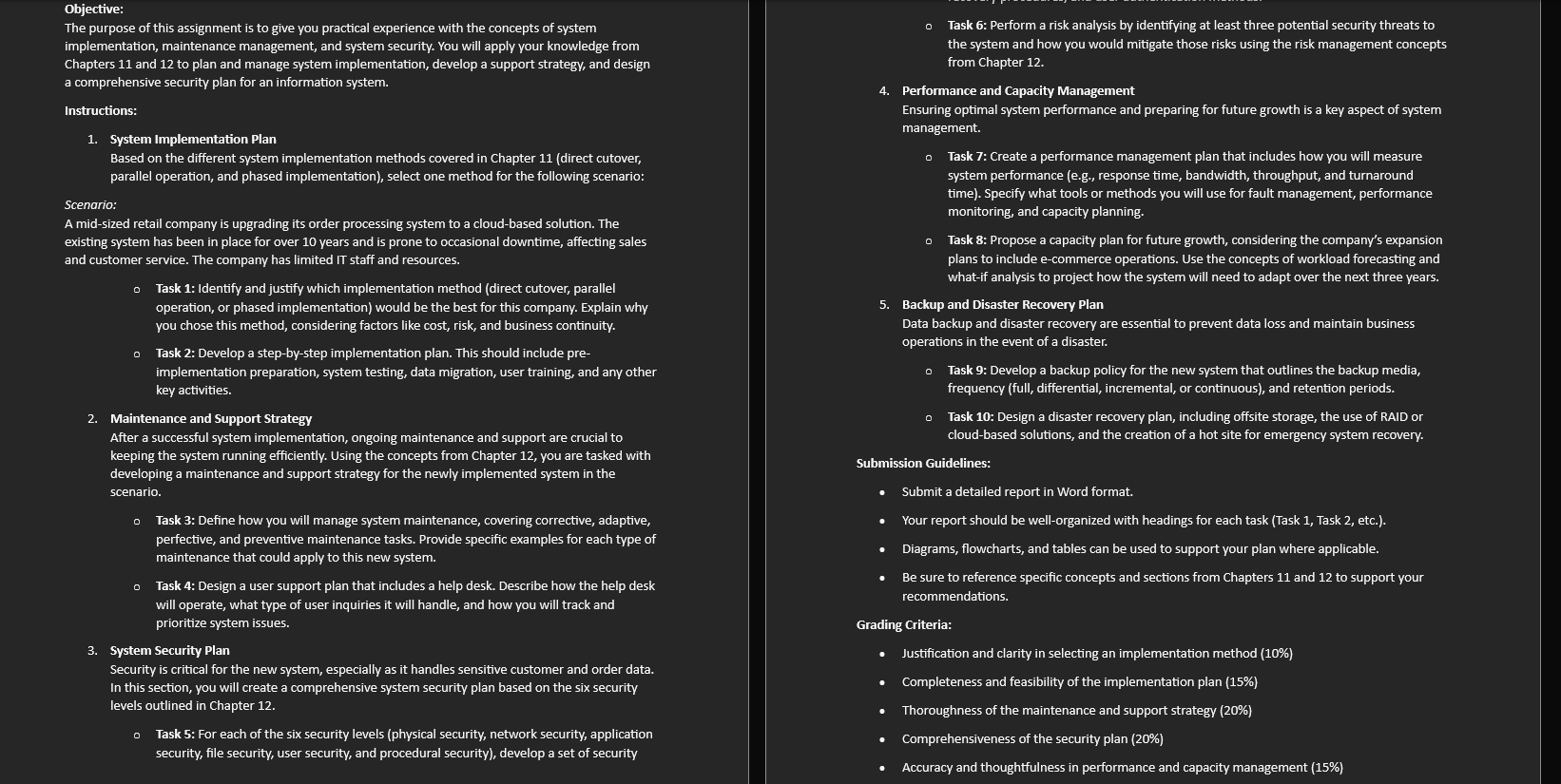 Objective: The purpose of this assignment is to