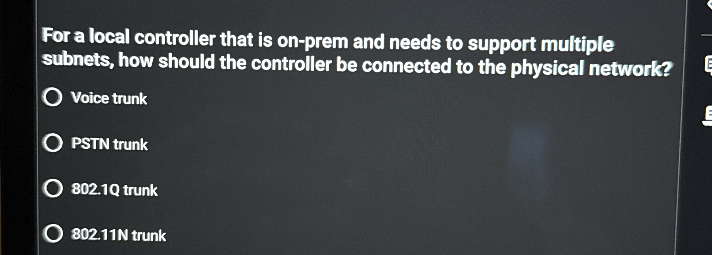 For a local controller that is on - prem and