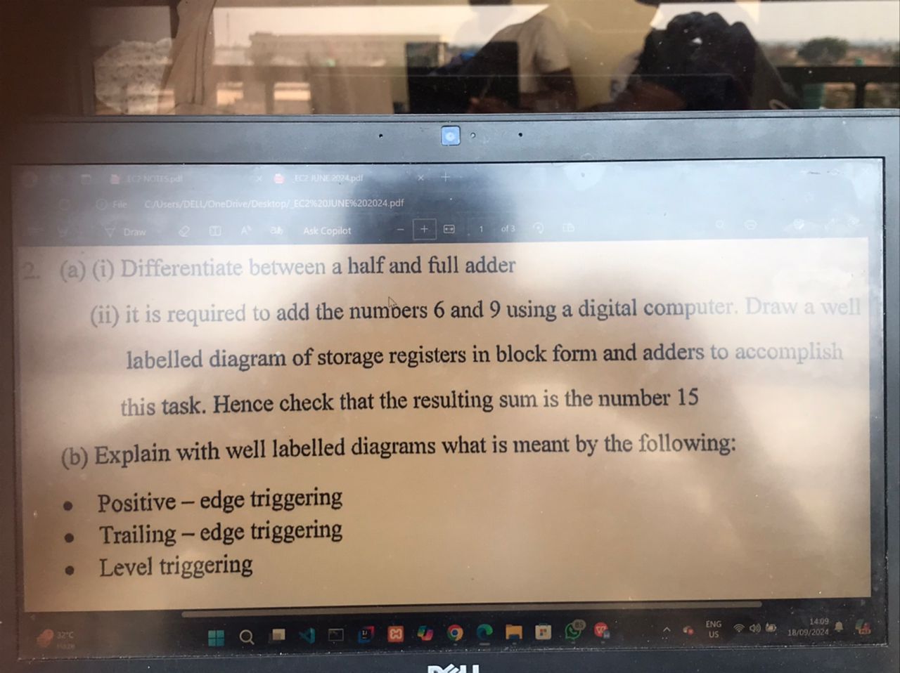 ( a ) ( i ) Differentiate between a half and full