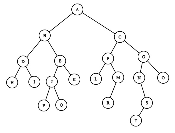 Determine the Post - Order traversal of the tree.