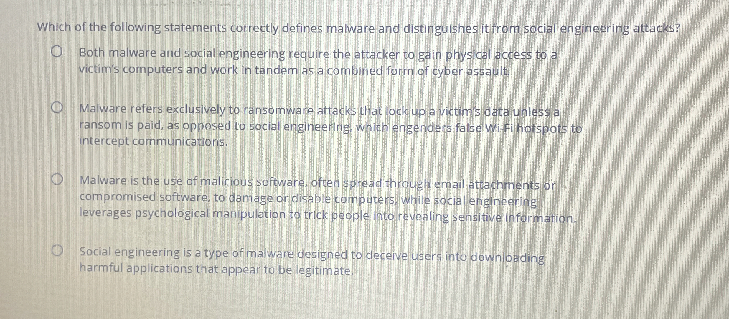 Which of the following statements correctly