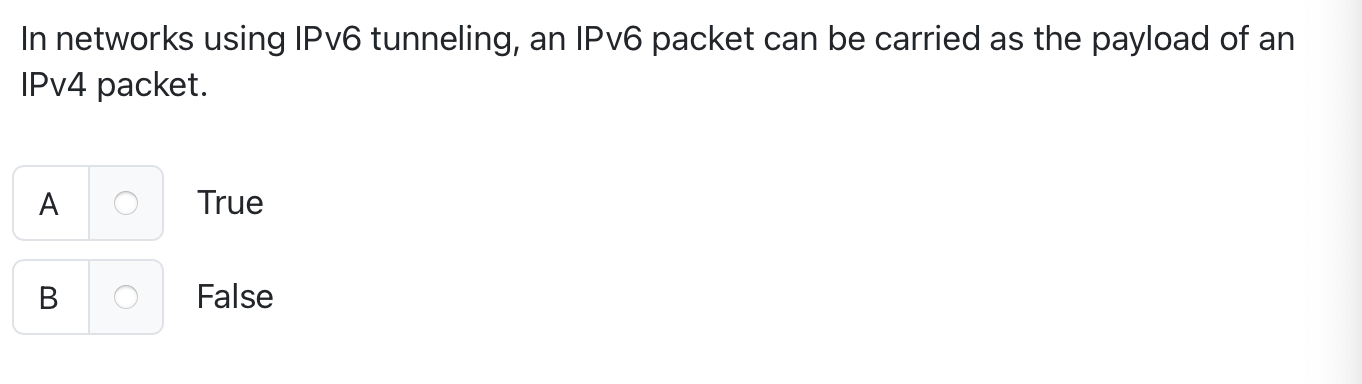In networks using IPv 6 tunneling, an IPv 6