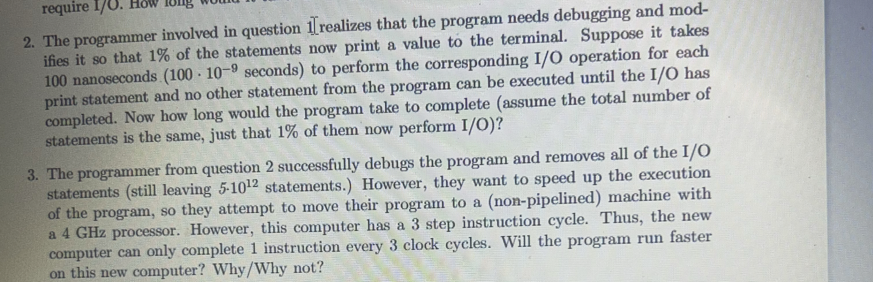 The programmer involved in question 1 realizes