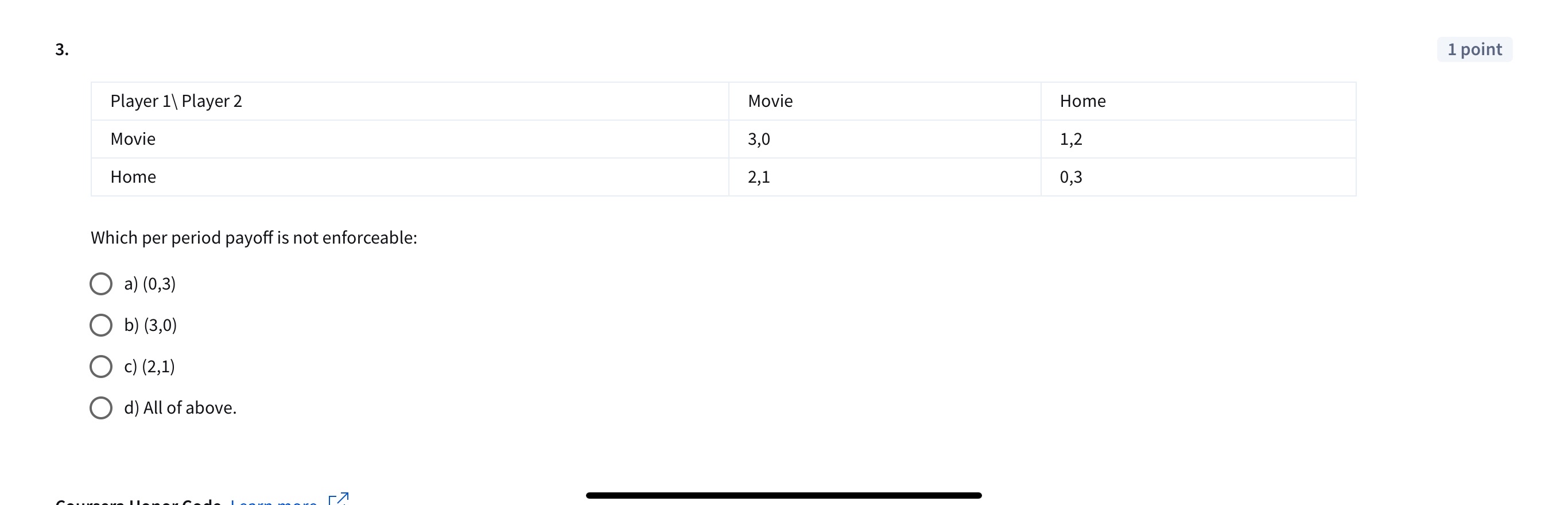 \ table [ [ Player 1 ? ? ? Player 2 , Movie,Home