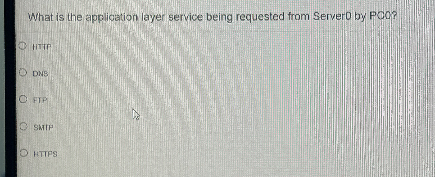 What is the application layer service being