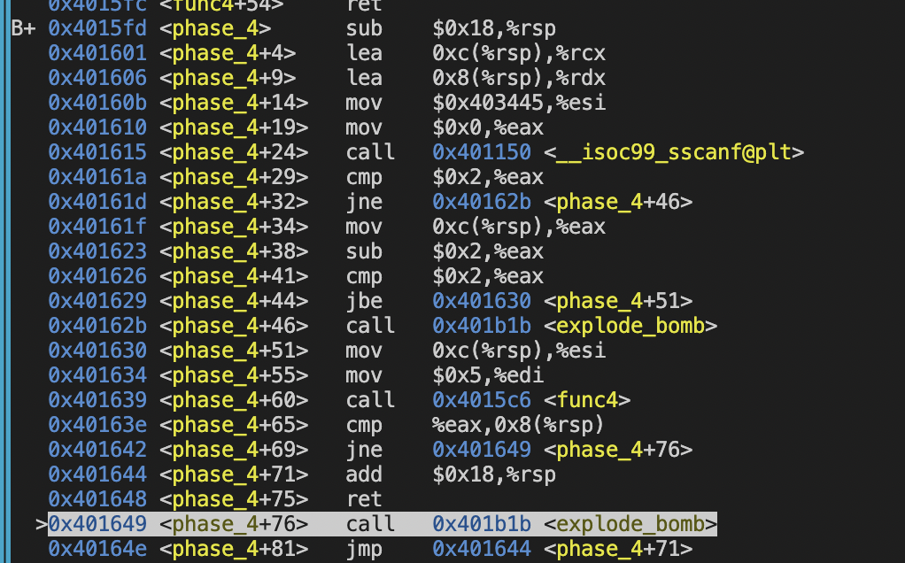 it is the phase _ 4 of bitbomb lab, enter the