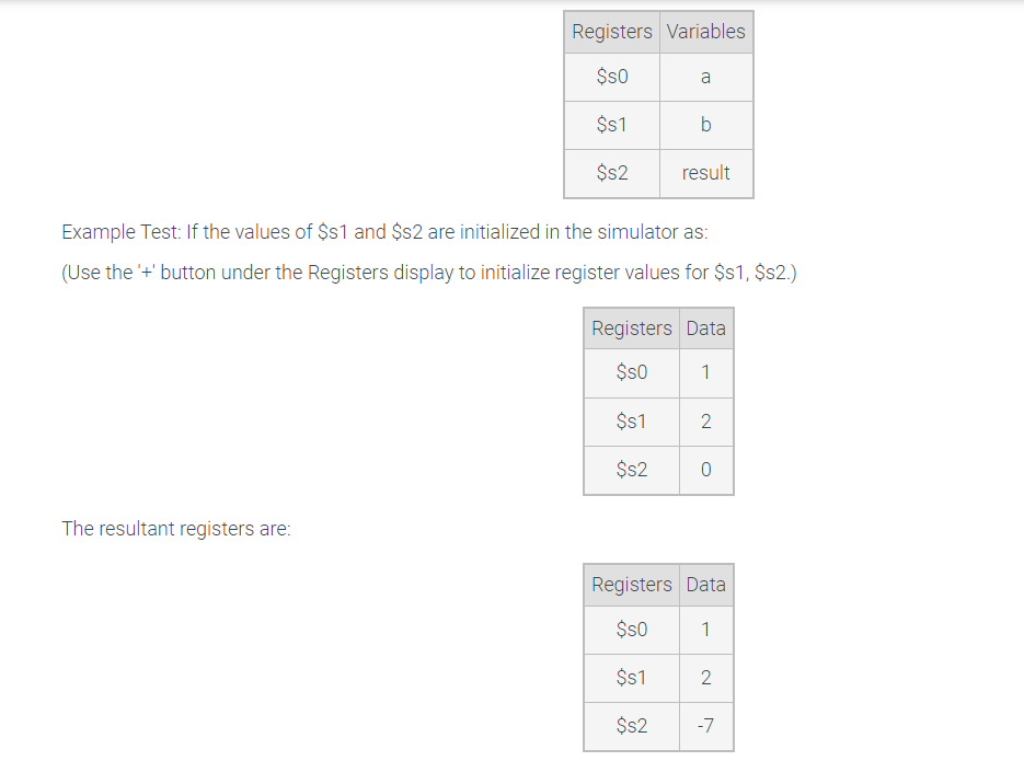 * * * Please make sure you do not use la , beqz,