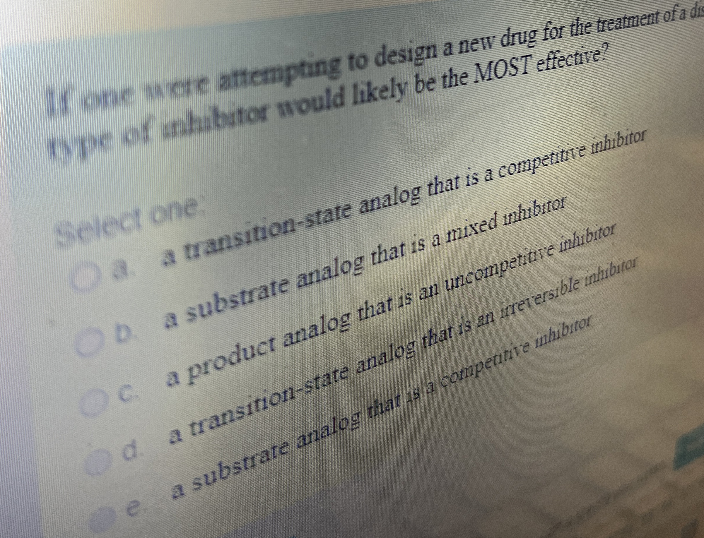 ( if one piscre attempting to design a new drug