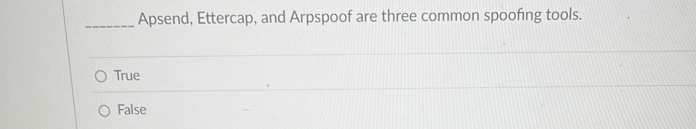 Apsend, Ettercap, and Arpspoof are three common